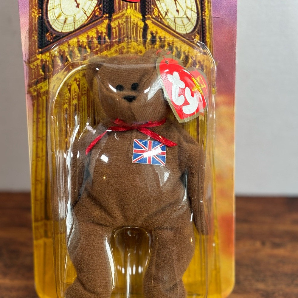 Britannia The Bear McDonalds Ty Beanie Baby with Rare Errors 1993 OakBrook VTG - Picture 5 of 10
